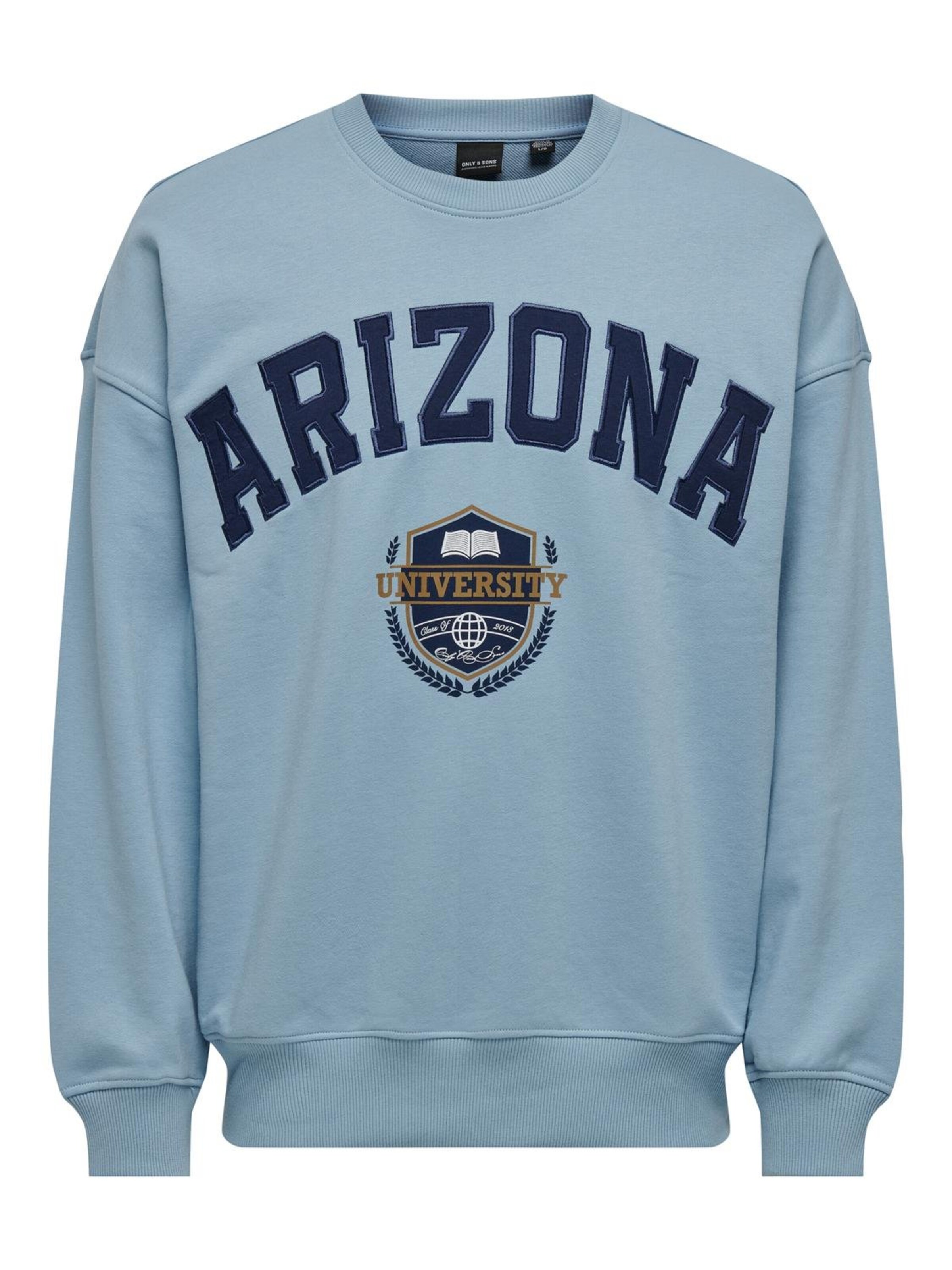 Only & Sons Sweatshirt 'Lawson Life Vintage' i blå: forside