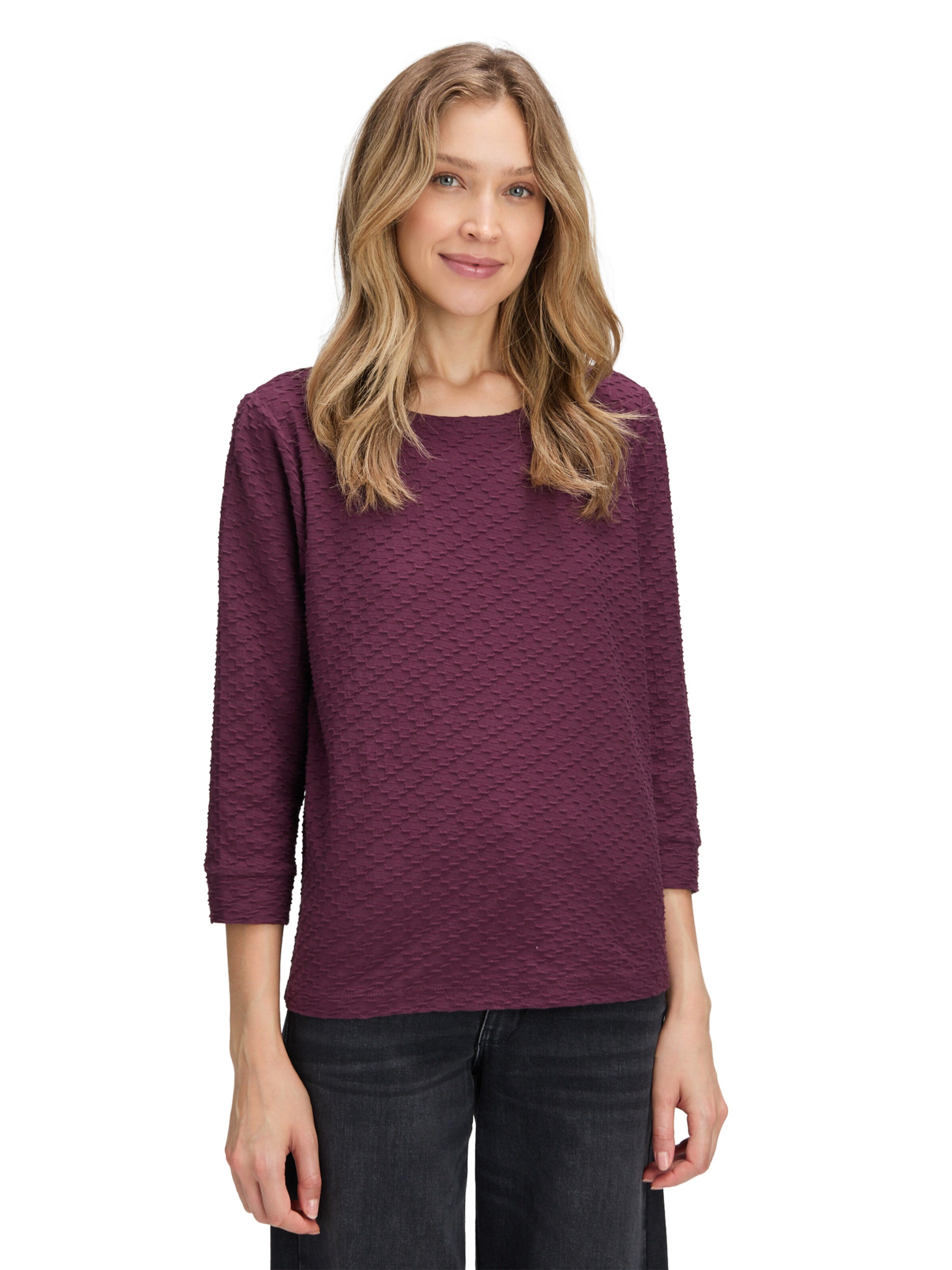 Betty & Co Shirt in Purple: front