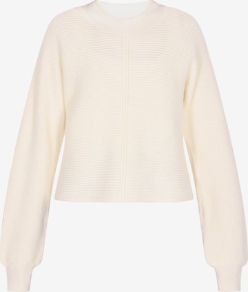 Pull-over DreiMaster Vintage en blanc : devant