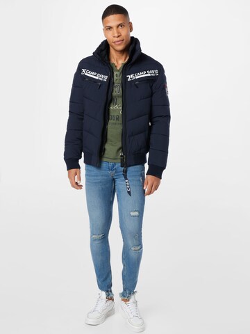 CAMP DAVID Shirt in Grün