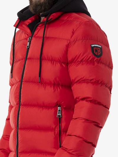 CIPO & BAXX Jacke in rot / schwarz, Produktansicht