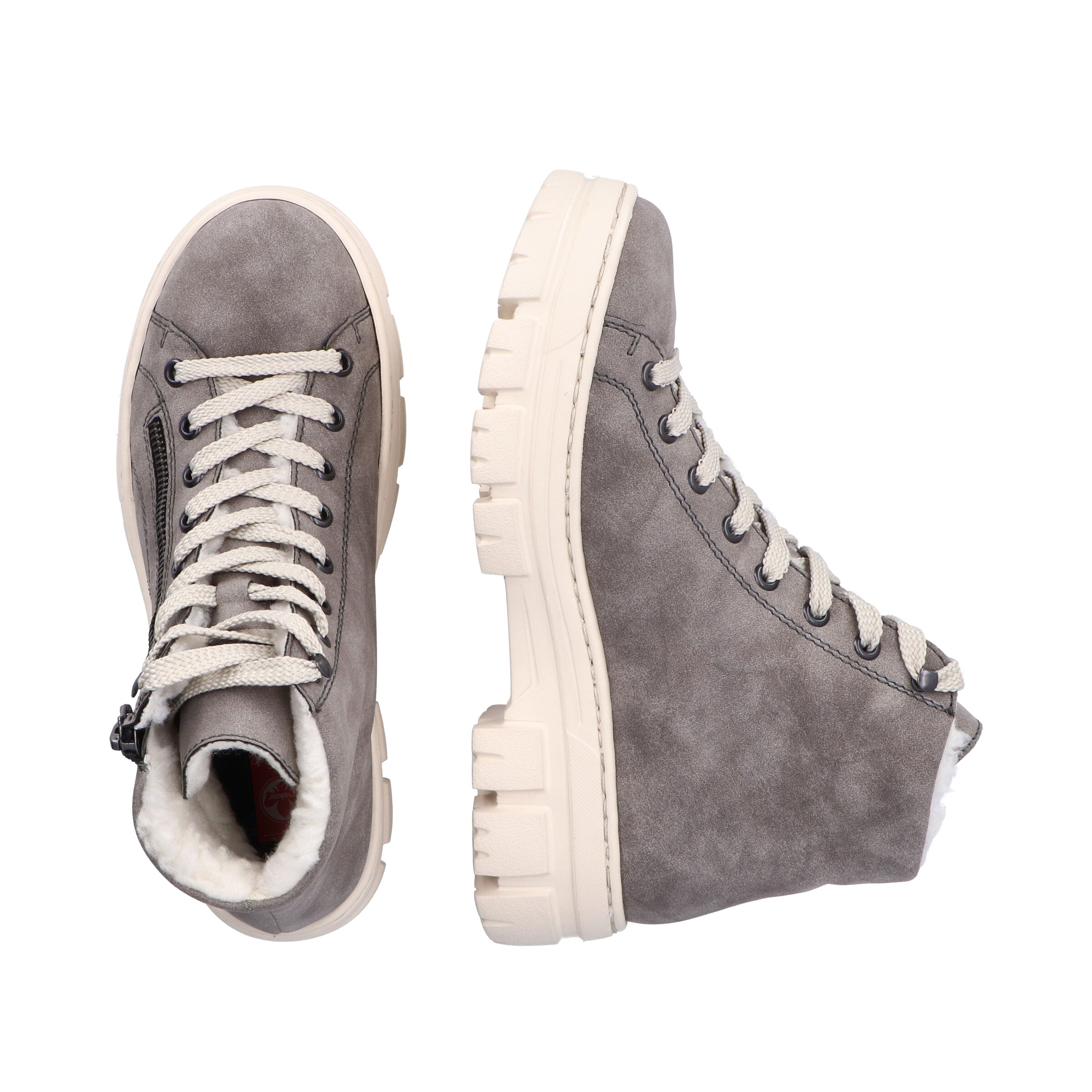 Rieker Veterlaarzen in Grijs