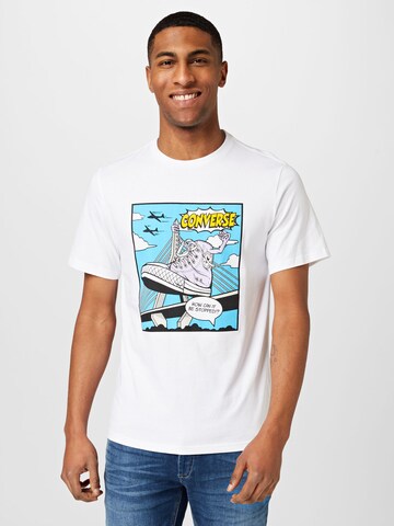 CONVERSE T-Shirt in Weiß: Vorderseite