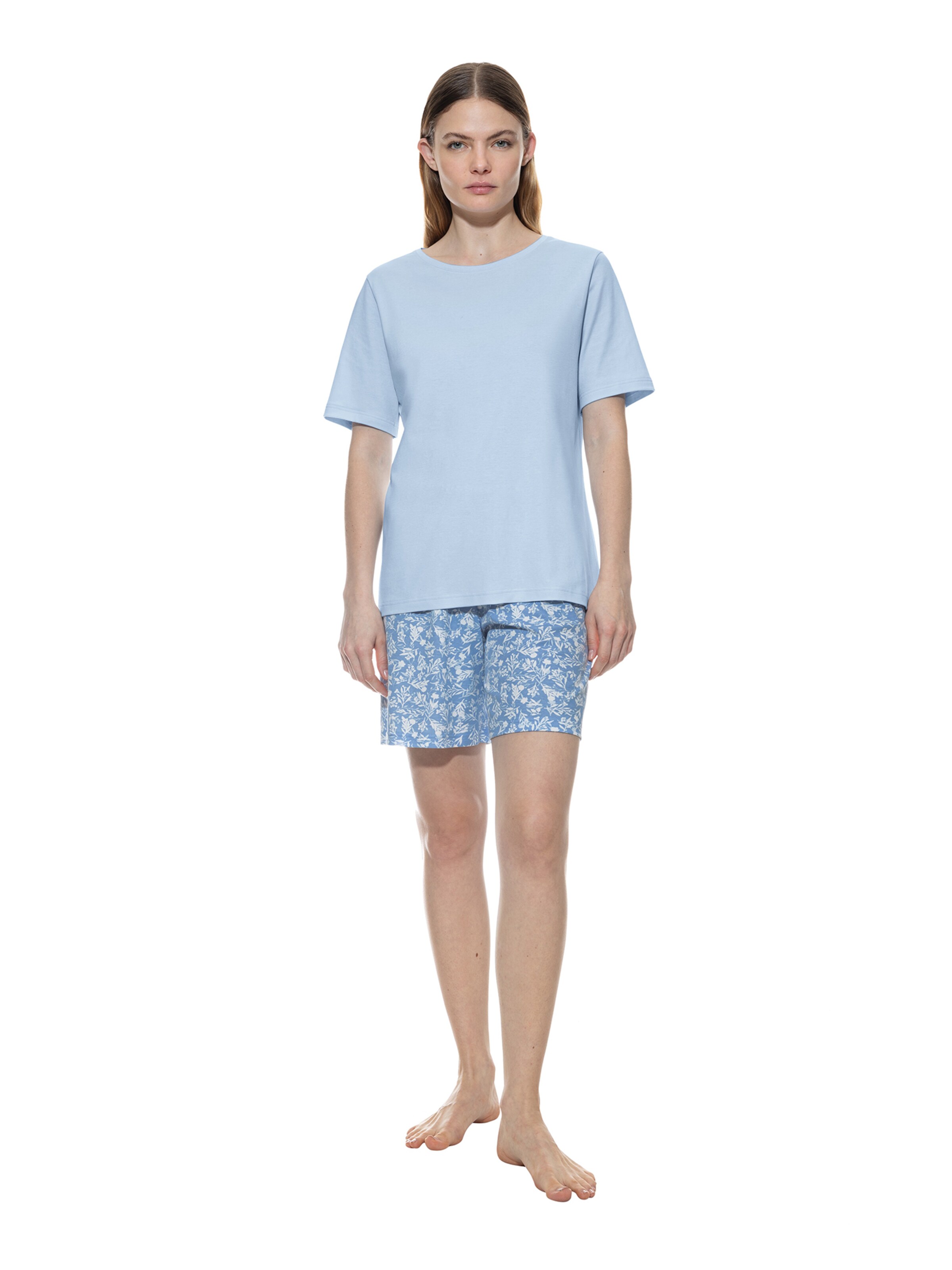 Mey Korte pyjama in Blauw