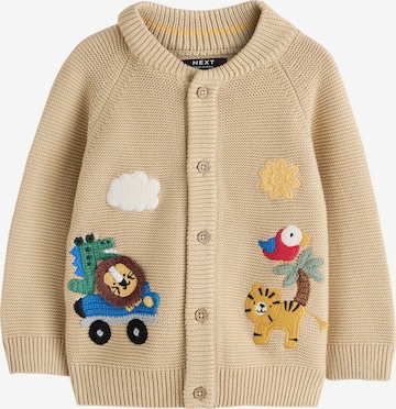 Next Neuletakki värissä ruskea: etupuoli