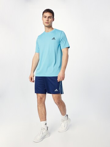 Regular Pantalon de sport 'Workout Base' ADIDAS PERFORMANCE en bleu