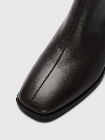 Bottines 'SLWVega' SELECTED en marron