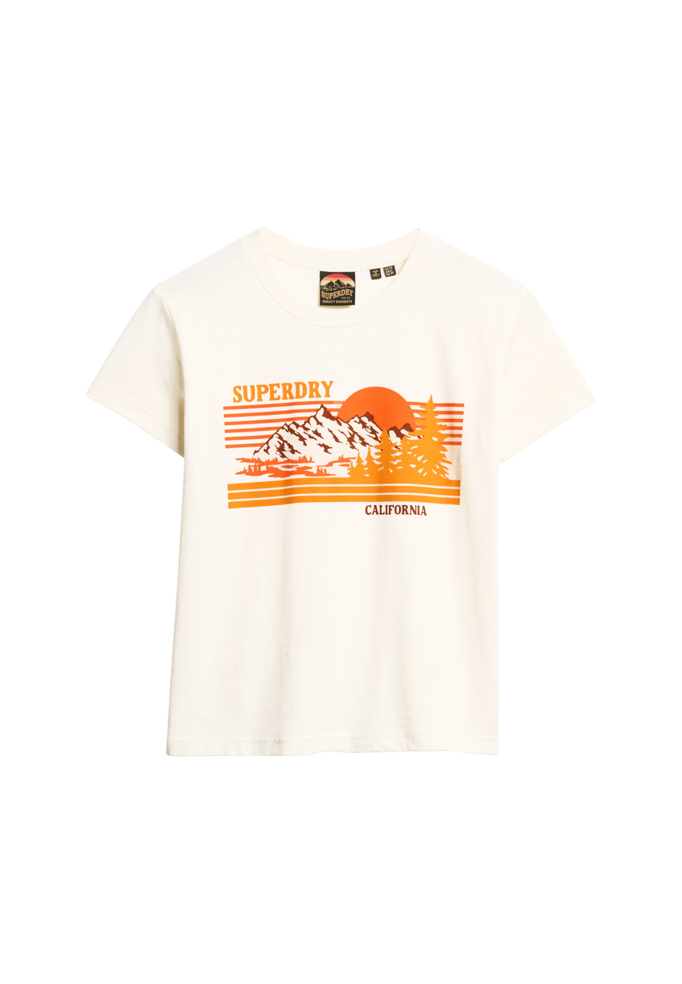 T-shirt Superdry en bleu : devant