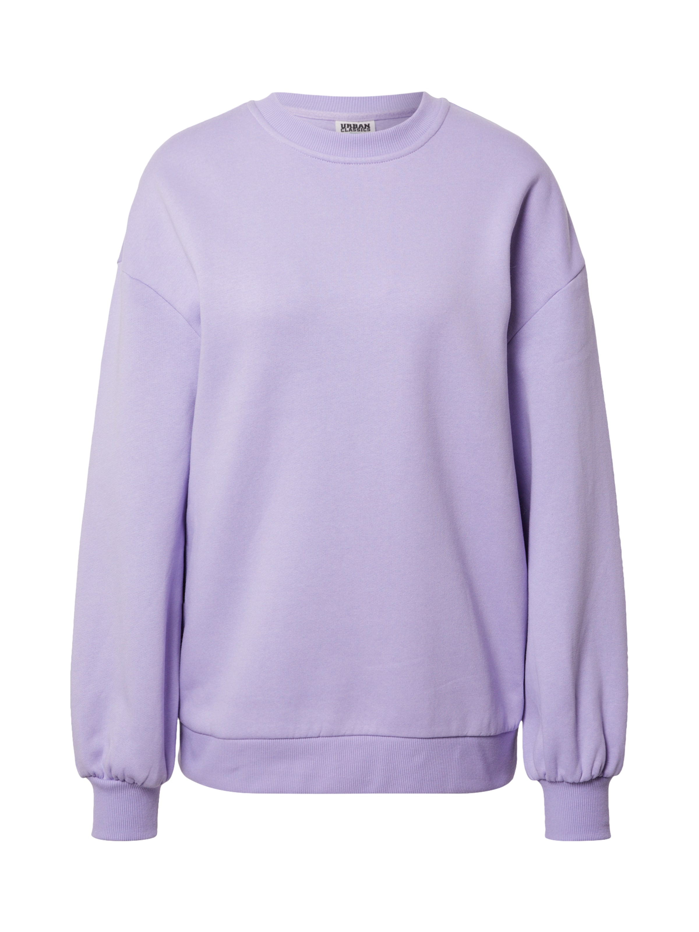 Urban Classics Sweatshirt in Purple: front