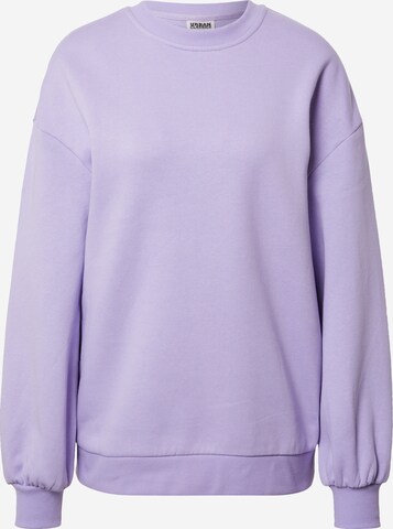 Urban Classics Sweatshirt in Purple: front