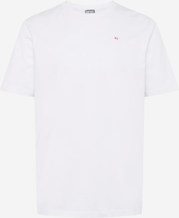 DIESEL قميص بلون أبيض: الأمام