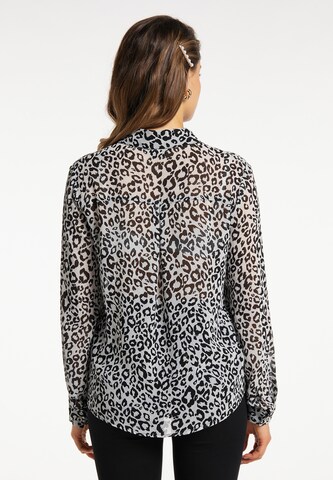 faina Blouse in Zwart