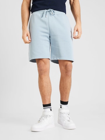 GANT Normální Kalhoty – modrá: přední strana