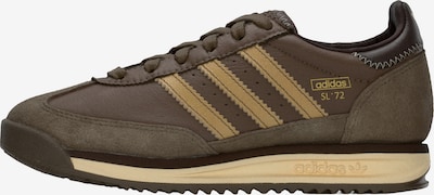 Sportbačiai be auliuko 'SL 72' iš ADIDAS ORIGINALS, spalva – šokolado spalva / mokos spalva / Auksas, Prekių apžvalga