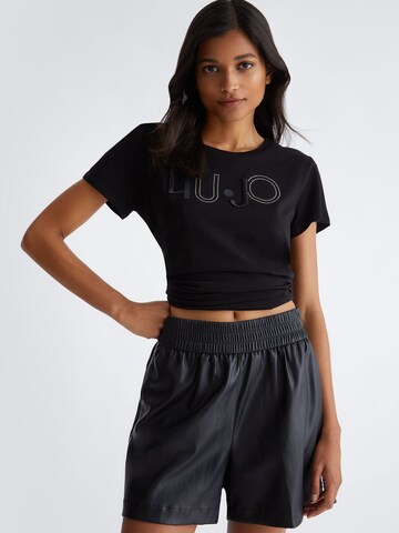 T-shirt Liu Jo en noir : devant