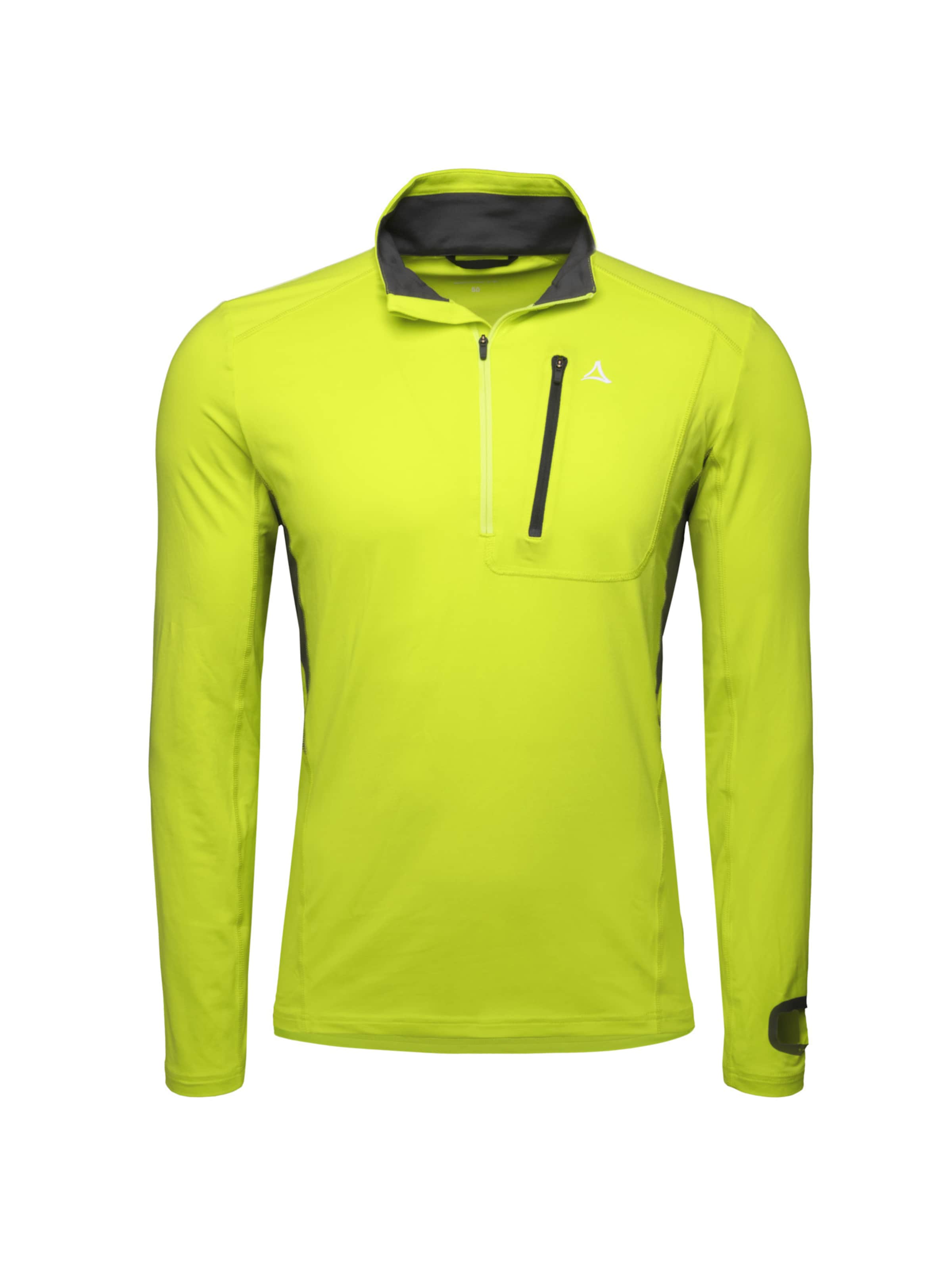 Maglia funzionale 'Berwang' di Schöffel in giallo: frontale