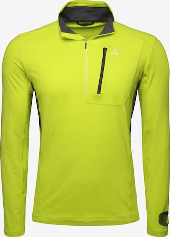 Maglia funzionale 'Berwang' di Schöffel in giallo: frontale