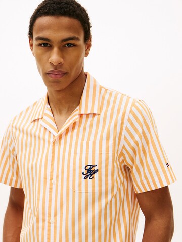 TOMMY HILFIGER Regular Fit Hemd in Orange