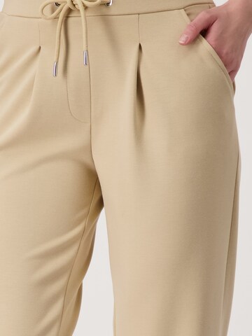 monari Regular Bandplooibroek in Beige