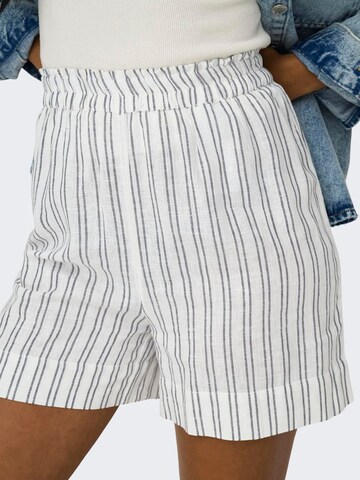 ONLY Regular Trousers 'TOKYO' in White