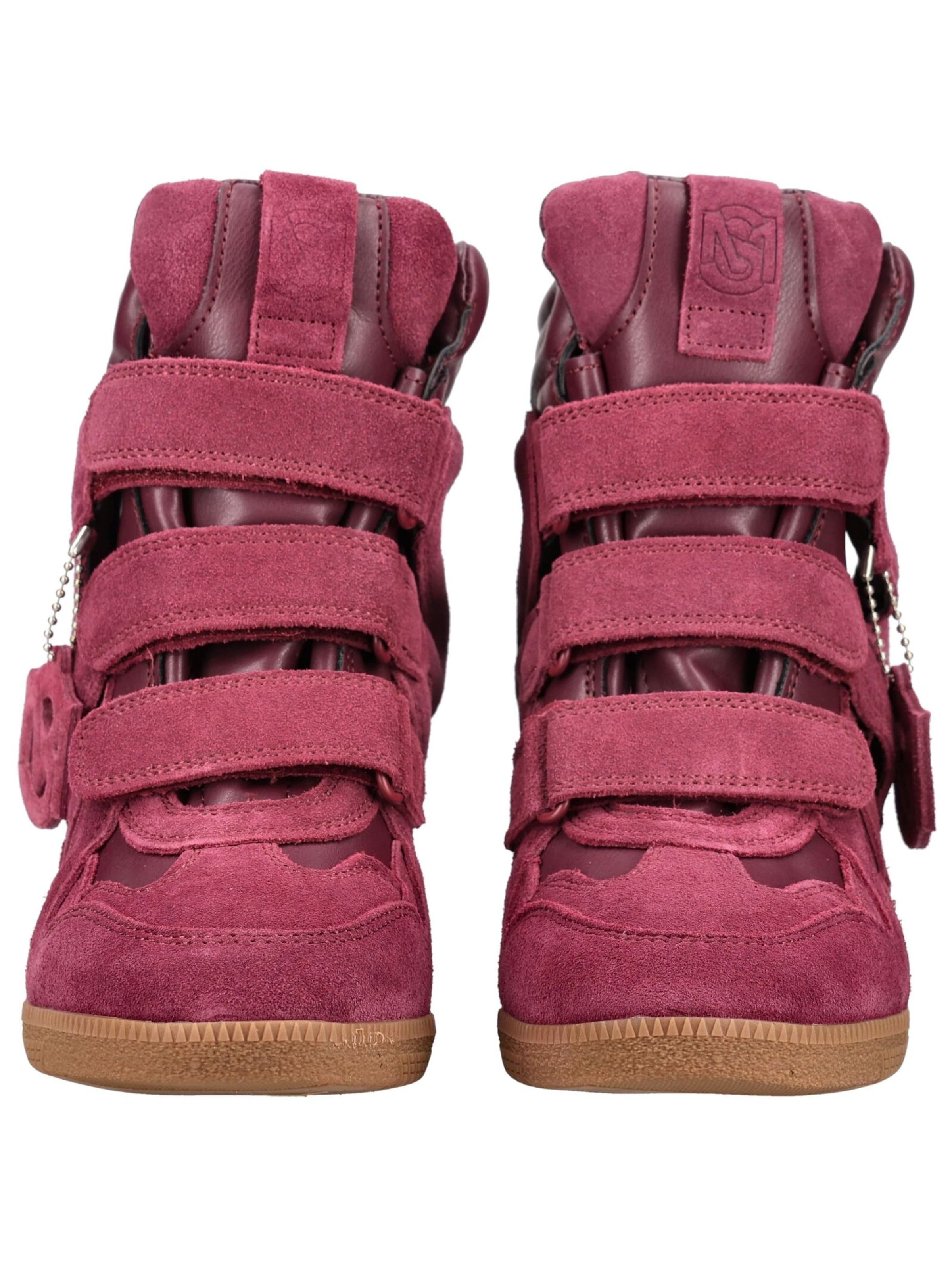 STEVE MADDEN High-Top Sneakers in Red: front