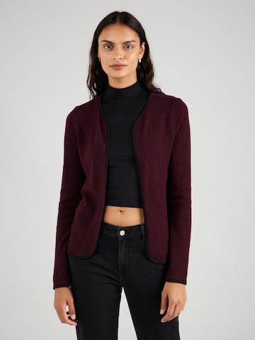 Cardigan ONLY en rouge : devant