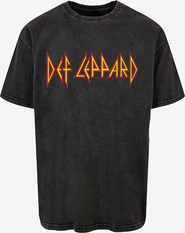F4NT4STIC T-Shirt 'Def Leppard' in Schwarz: Vorderseite
