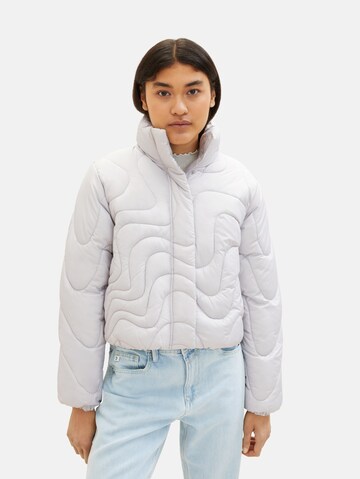 TOM TAILOR DENIM Between-Season Jacket in Grey: front