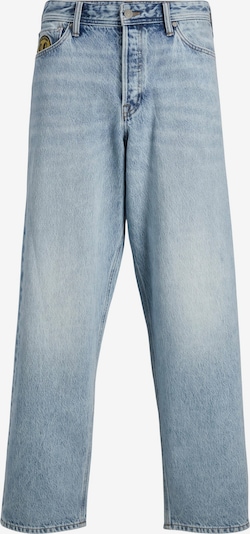 JACK & JONES Jeans 'Iron' in de kleur Lichtblauw / Geel / Zwart, Productweergave