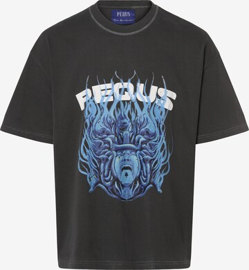 Pequs Shirt in Grijs: voorkant