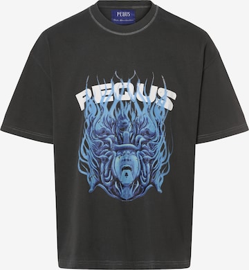 Pequs Shirt in Grijs: voorkant