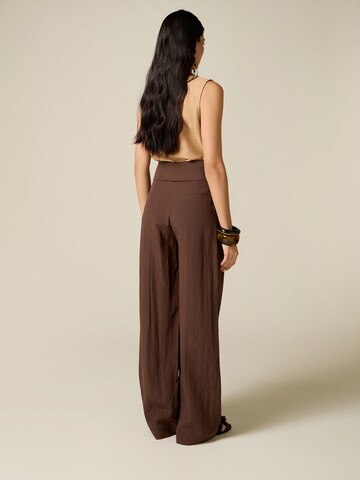 oltre Baggy Broek in Bruin