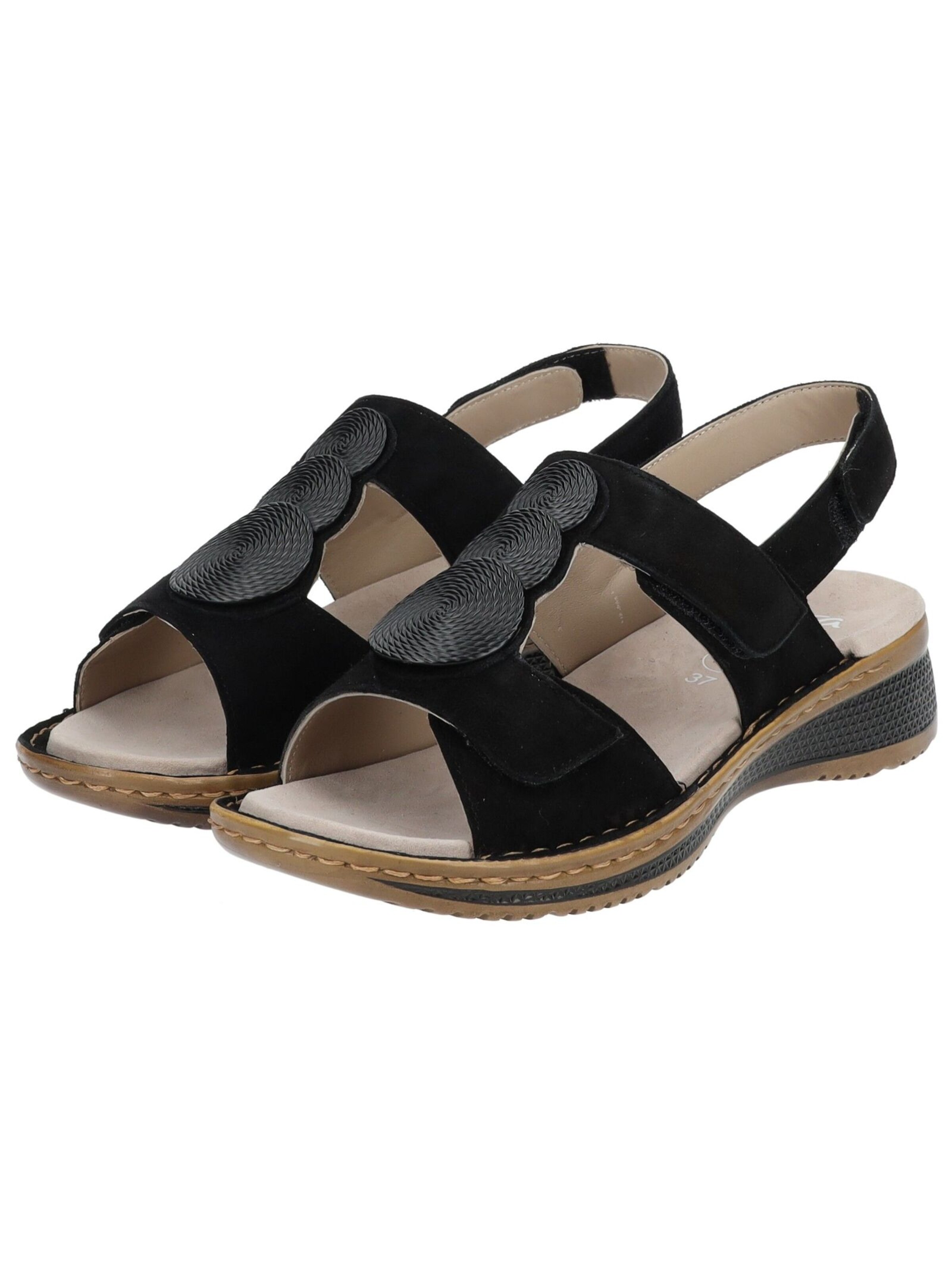 ARA Strap Sandals in Black