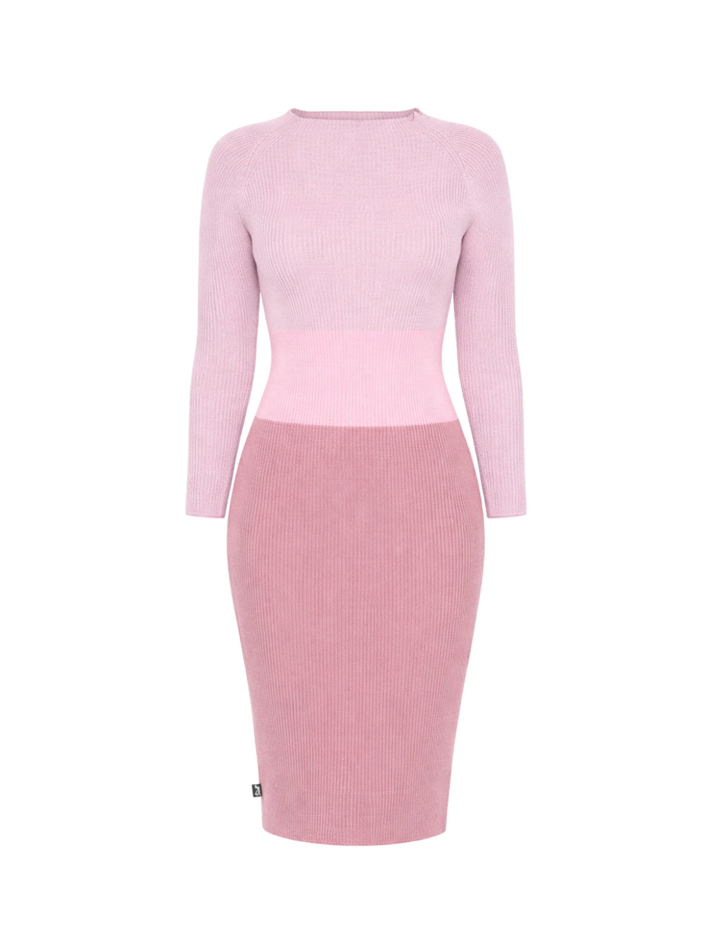 Süel knitwear Knit dress in Pink: front