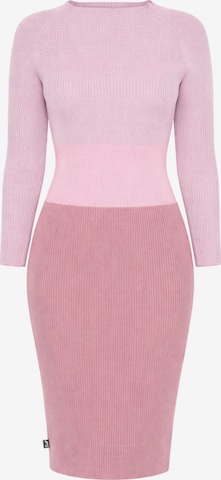 Süel knitwear Knit dress in Pink: front