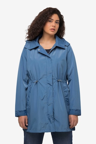 Ulla Popken Between-Seasons Parka in Blue: front