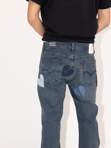 Levi's® Upcycling Regular Jeans 'Kelvyn Colt Design 514' in Blau