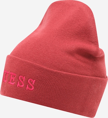 GUESS Beanie in Red: front