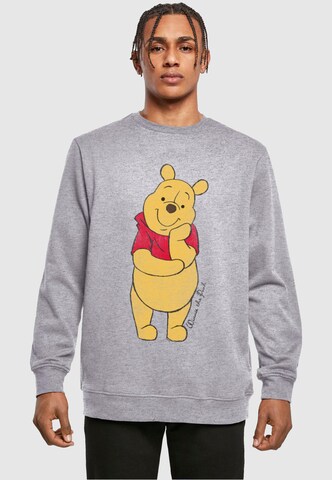 ABSOLUTE CULT Sweatshirt 'Winnie The Pooh' in Grau: Vorderseite