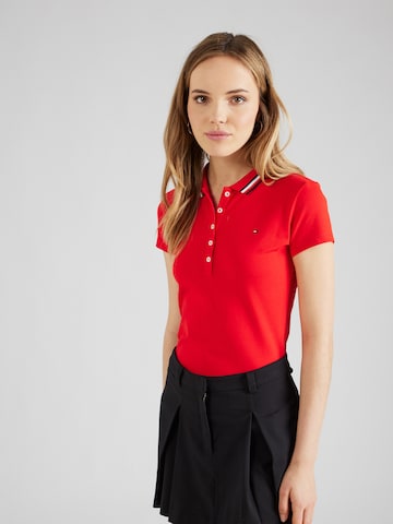 TOMMY HILFIGER Poloshirt in Rot: predná strana