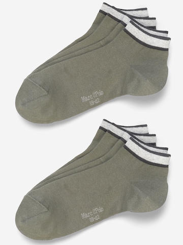 Marc O'Polo Bodywear Ankle Socks ' 4-Pack Ole ' in Green: front