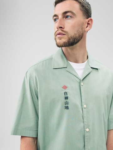 Next Comfort fit Button Up Shirt in Green
