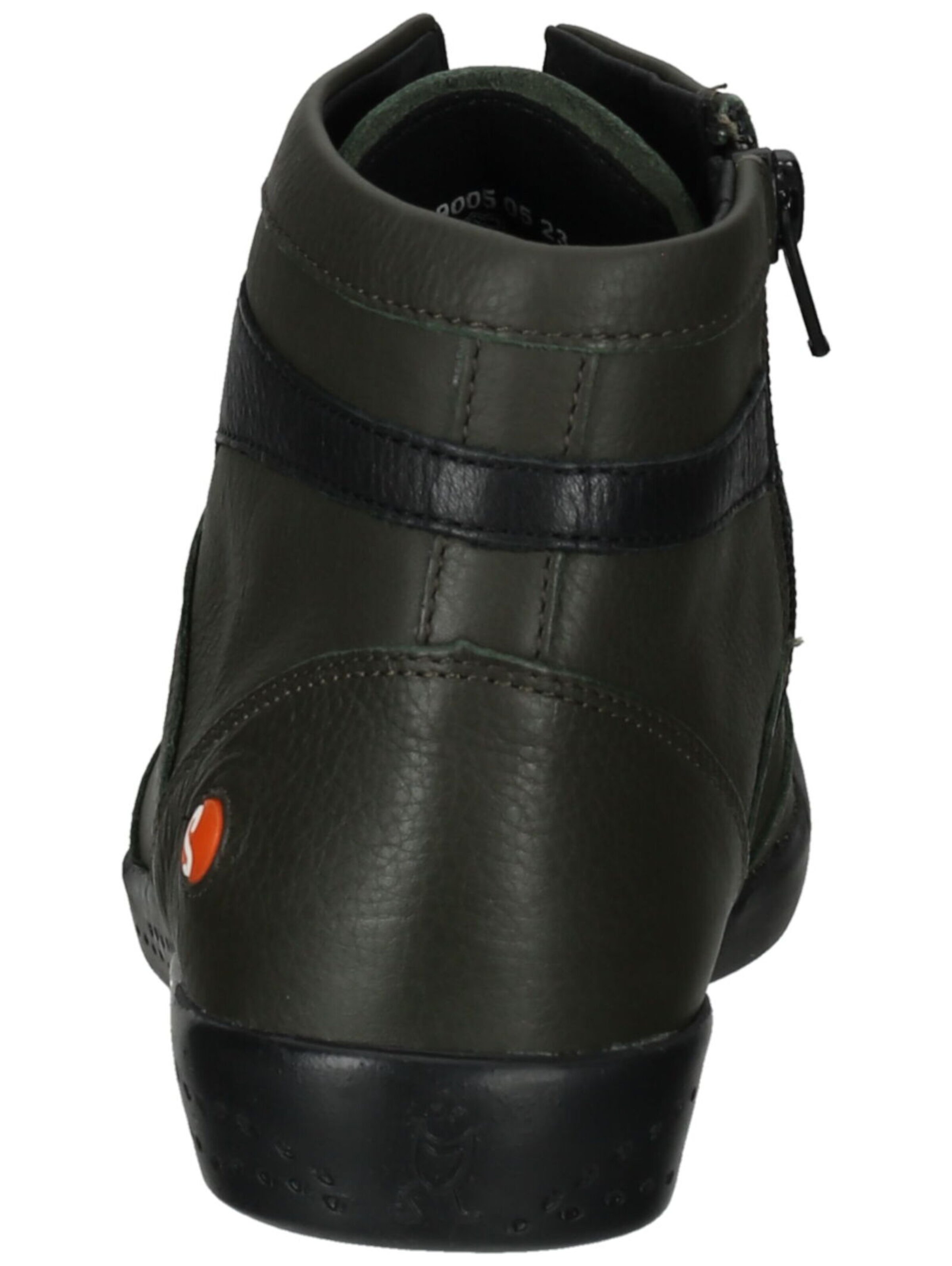 Softinos Lace-up bootie in Green