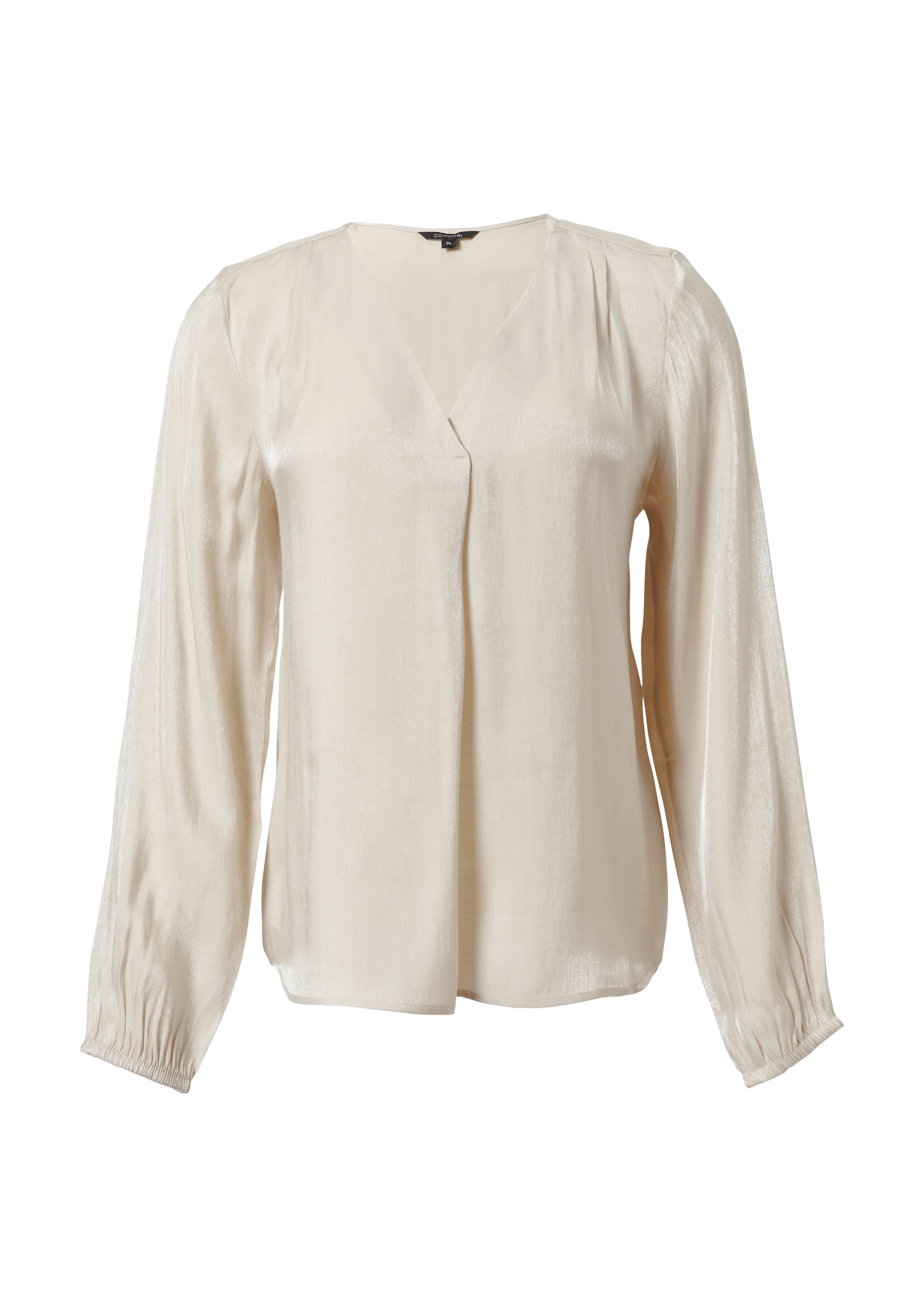 COMMA Bluse in Beige: Vorderseite