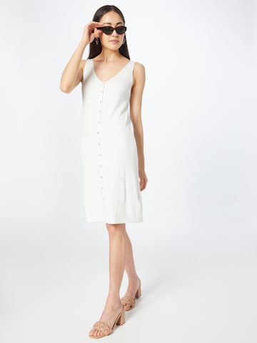 PULZ Jeans Knitted dress 'SARA' in White