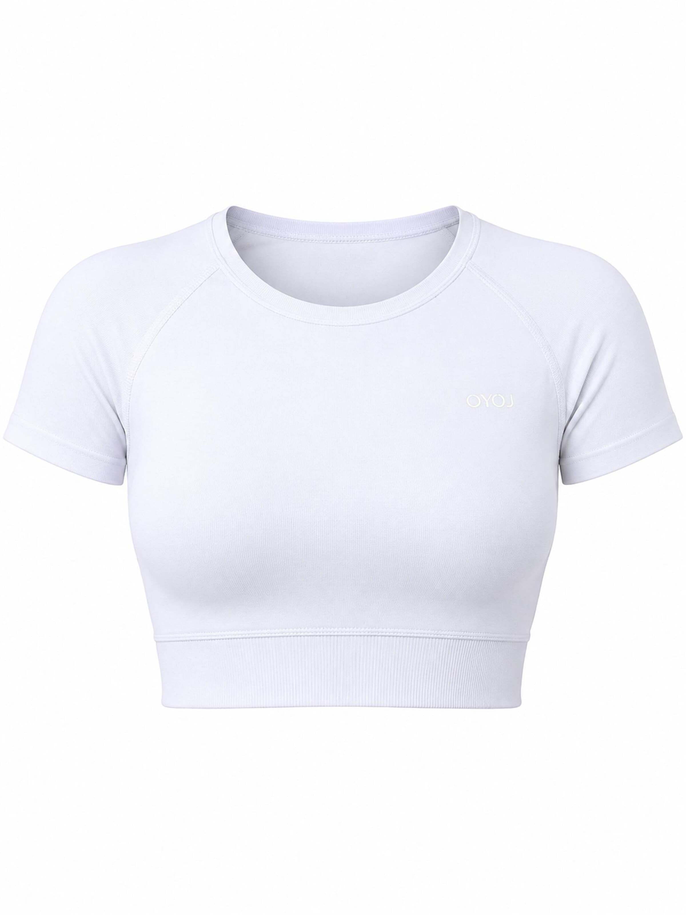OYOJ Sporttopp 'Nova Victory Top - Off white' i vit: framsida