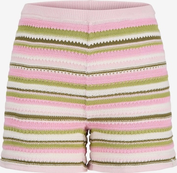 Coupe slim Pantalon 'JXRory' JJXX en rose : devant