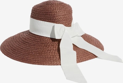 Lipsy Hattu värissä ruskea / valkoinen, Tuotenäkymä