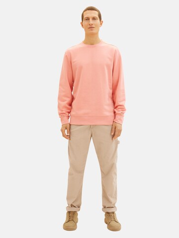 TOM TAILOR Sweatshirt in Orange