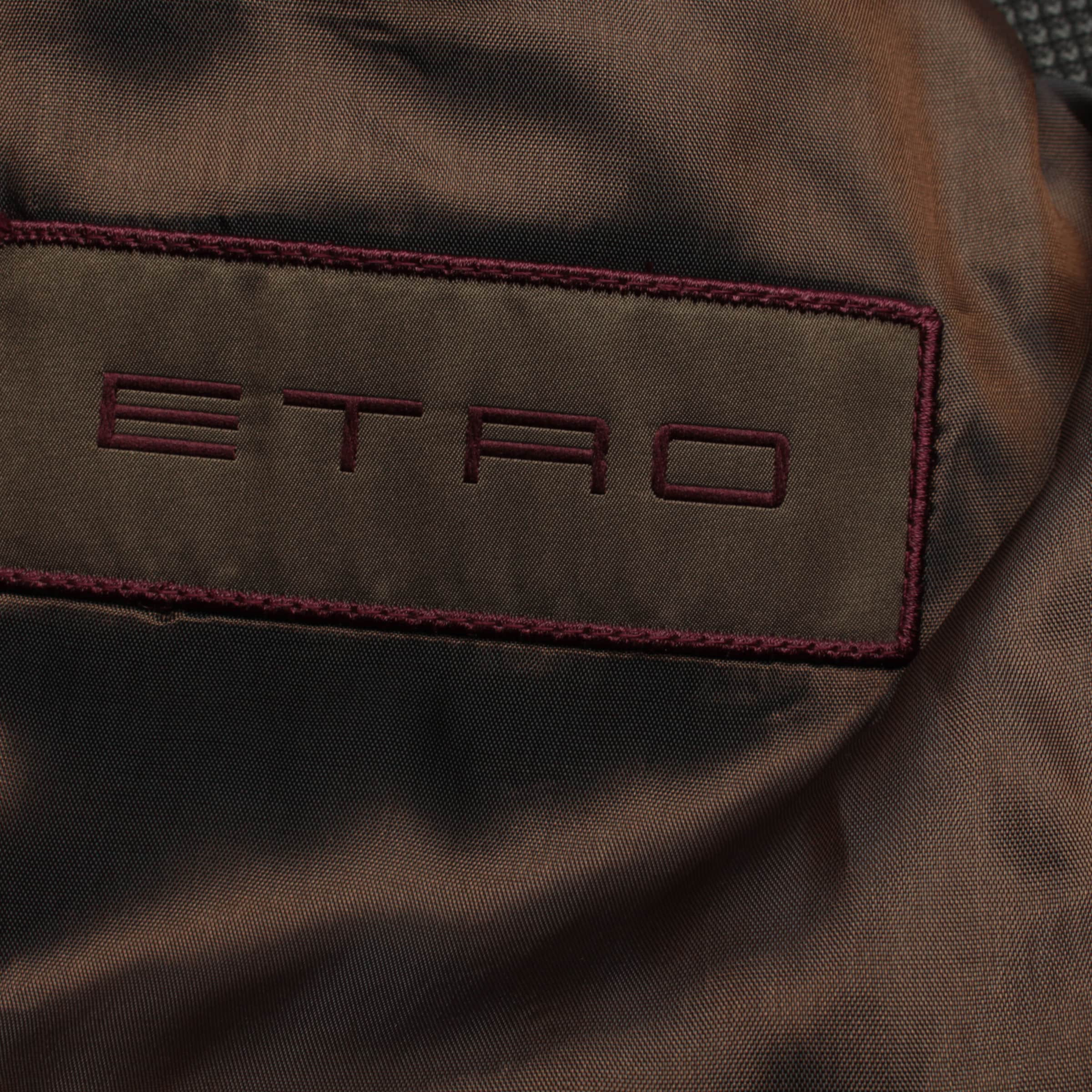 Etro Suit Jacket in XL in Grey